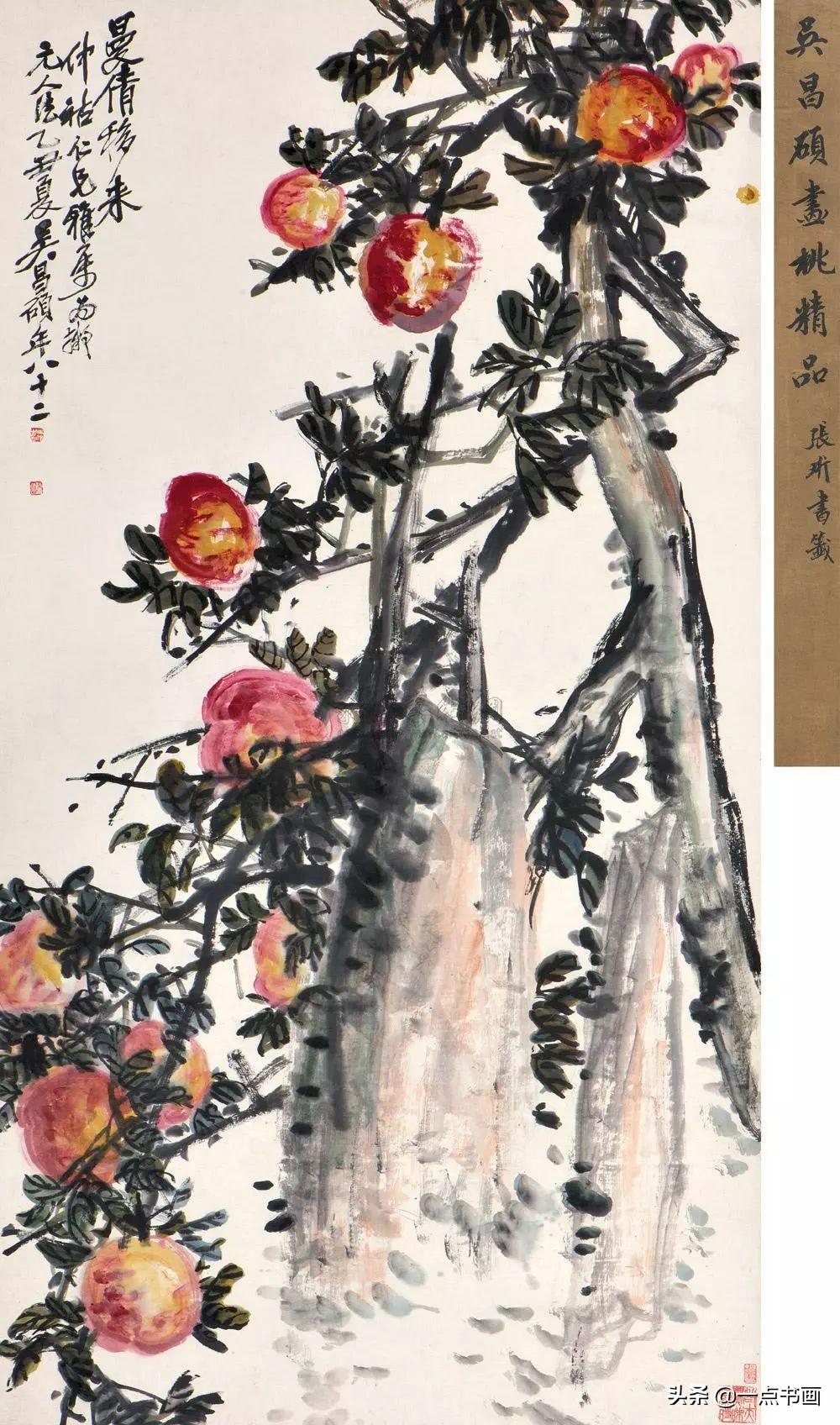 吴昌硕简介及代表作品（吴昌硕 精品80幅欣赏）